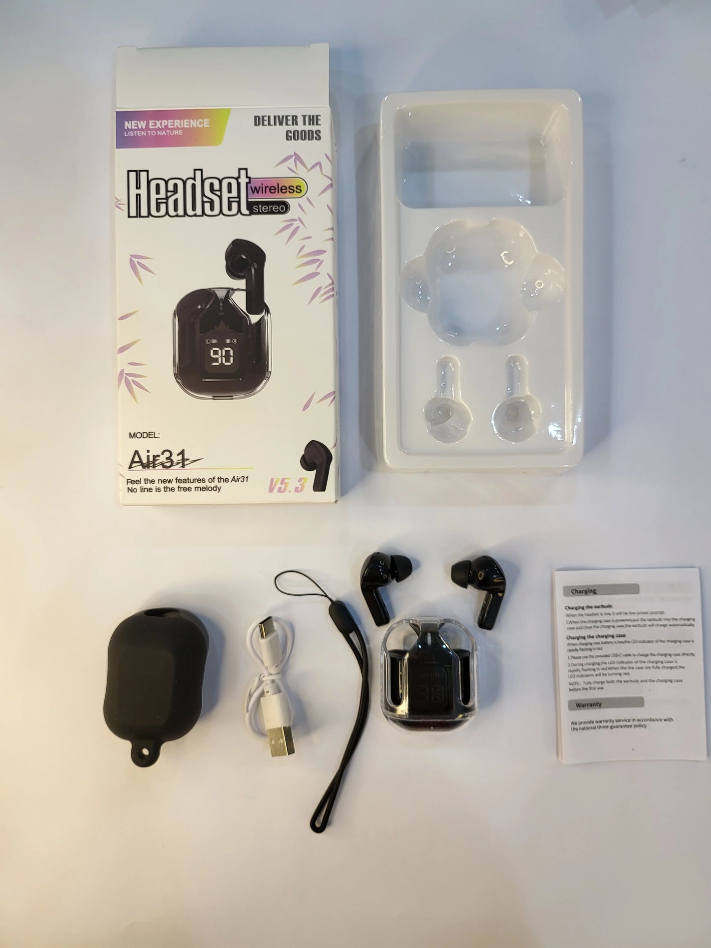 Air 31 Buds TWS Bluetooth 5.3 ENC Smart Touch Control