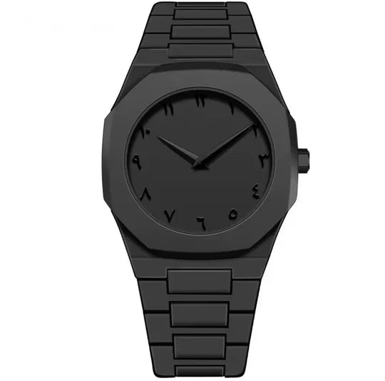 Arabic Aura Black Dial Watch