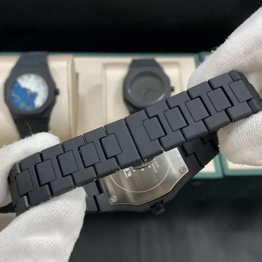 Arabic Aura Black Dial Watch